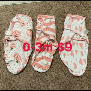 Baby girls swaddles 0-3m